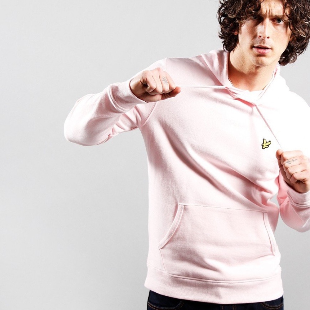 Lyle & Scott Men's Pink Hoodie